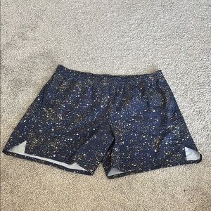 Colorful Splatter Print Shorts